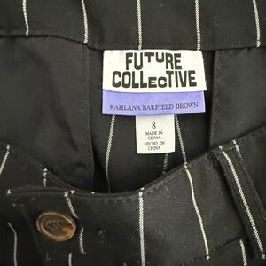 Future Collective Pleated Pinstripe Pants